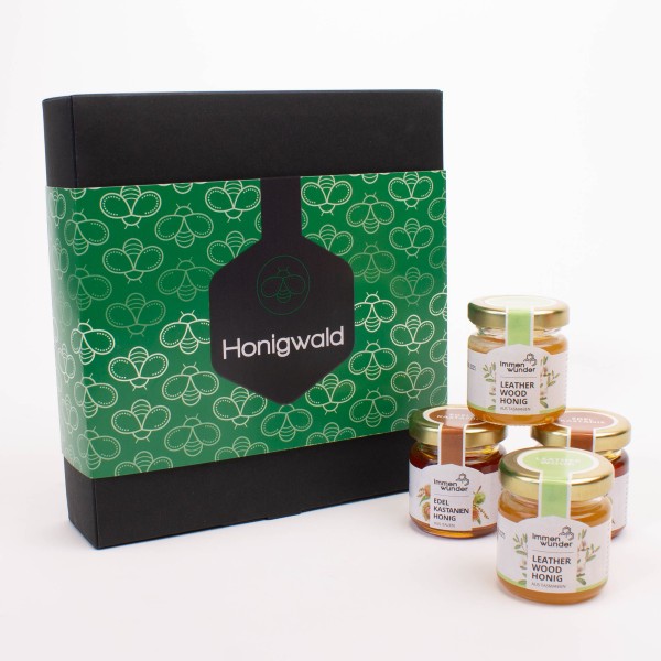 Immenwunder Honig Geschenk-Set "Honigwald" 4 x 50 g